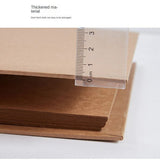 12Pcs A5 Refillable Ring Binder,A5 Kraft Binder Tray with 2 Rings to Add Loose Sheets,A5 Kraft V1369-AZ3-W-11266