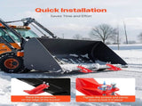 Tractor Bucket Protector, 2PCS Heavy Duty Steel Bucket Edge Protectors, Edge Tamer Anti-Skid Device V952-TLJCDBHQLJZS95I4C001V0