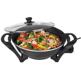 Large Electric Wok, Non-Stick, 4.5L Capacity, 240 C Max V196-EFP120