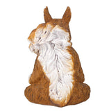 Meditating Zen Squirrel Garden Decorations Statues Indoor Outdoor Hand Painted Resin Animal V1370-AZ4-00139