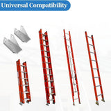Shoe Kit 26-2 Extension Ladder Parts, Extension Ladder Feet Compatible with D1200 D1300 D1700 D1800 V1369-AZ3-W-08405