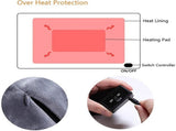 Heating Pad, Electric Top Blanket, Rechargeable Heated Blanket, Battery Operated Heated Blanket, V1189-LC-DG-00314