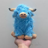 Blue Highland Cattle Chalk Bag Rock Climbing Equipment V1261-BLUEHIGHLANDCATTLE001