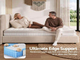 Giselle 20cm Firm Queen Mattress Pocket Spring for Bedroom or Guest Room MATTRESS-E-NATURAL-20-Q