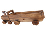 Wooden Flower Pot Cartoon Train Shape Good Ventilation Succulent Flower Pot Decoration for Garden V1294-YM0715-3111220160211
