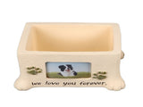 Pet Memorial Urns for Dog Ashes Pet Urns Box Dog Ashes Keepsake Box Dog Urn With 2 Paws Photo V1294-YM0710-3117230328711