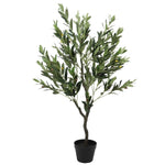 Artificial Olive Tree with Olives 125cm V77-1089601