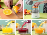 New portable USB juicer, powered by a rechargeable lithium battery, extracts juice from oranges, V1232-BXSZZJ001