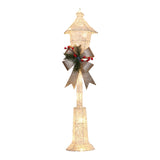 Christabelle 90cm Christmas Lamp Post with LED Lights Indoor Outdoor Decoration MHA436