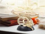 Gesture Sculpture Decor, Resin Abstract Holding Hand Love Gesture Statue Figurines for Wedding Home V1192-AZ-W-16524