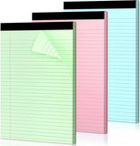 Coloured notepads, set of 3 writing pads 29.5 x 21.4 cm, with micro-perforation and sturdy back, V1188-ZXY-131-200