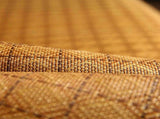 Home Textile Rattan Mat Grid Fitted Sheet Set Summer Cool Bed Cover V1294-YM0901-JY22472-09