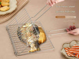 2X Flat Braai Grid Securely Holds Food for Grilling Outdoor Cooking Barbecue BBQ S V1366-AZ2-W-15679
