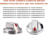 5 Pcs Dial Gas Stove Burner Control Knob for Samsung Range Oven Stove Replace DG64-00473A V1370-AZ4-08141