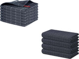 Homaxy Towels and Dishcloths Set, 12 x 12 Inches and 16 x 28 Inches, Set of 10 Bulk Cotton V1258-DP02-F-192