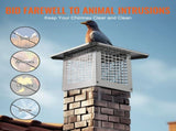 Chimney Cap 13 x 9 304Stainless Steel Fireplace Flue Caps Cover Mesh V952-BXGFXPDYDGYS7SWWCV0