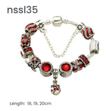 11 Styles Charm Bracelets Set,Colorful Alloy & Glass Beaded Bracelets,Buy 3 for Better Price V1132-NSSL39-TRIPLE