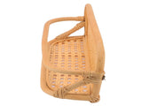 Rattan Wall Shelf Hand Crafted Durable Natural Rattan Hanging Rack Wall Storage Shelf for Bathroom V1294-YM0716-3117220168211