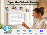 Artiss 15.6" Digital Calendar Planner Smart Photo Frame Family Chore Chart & Sync DPR-CAL-15-WH