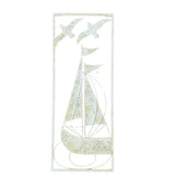 Distressed Finish Sail Boat Wall Art 90cm V637-97046BOA