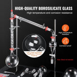 Lab Glassware Distillation Kit 1000ml 3.3 Boro 29 pcs Glassware Equipment V952-SYSZLTJJPWW1IZZ32V0