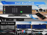 4K 10.26" Touch Dash Camera Cam Dual Car Recorder for CarPlay Android Auto V201-QUEW13147290