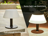 Solar Table Lamp for Outdoor & Indoor - 3 Light Modes, Eye-Friendly, Cordless & Waterproof Solar LED V1189-HB001HWU000094