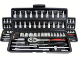Basic automotive repair manual tool set, including a set of mechanical tools, including ratchet V1106-HEGJ-001