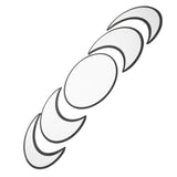 Wall Mirror Acrylic Moon Cycle Change Mirrors Set for Home Bedroom Decoration OrnamentBlack V1294-YM0901-3117200170412