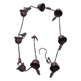 Rain Chain Outdoor Mobile Birds Cup Rain Chain Decorative Replacement for Gutters Downspouts V1294-YM0706-3111230190211