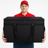 3-Pack Insulated Food Delivery Bag, XXXL Pizza Cooler Bags, Rideshare Delivery Bag, Thermal Cold/Hot V1258-DP02-WO-367