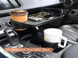 Portable car storage accessories, car beverage tray, car cup tray, 360-degree rotatable, adjustable V1189-WXFBOL-139-1