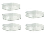 Transparent Dish Dust Cover Dustproof Multi Layer Dish Cover Multifunctional Food Cover 5 Layer V1294-YM0521-3118230076513