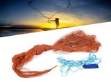 Automatic Fishing Net Cast Net for Bait Trap Outdoor Fish Throw Mesh with Steel Pendant V1294-YM0901-3111200154611