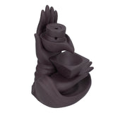 Backflow Incense Burner Smoke Waterfall Ceramic Incense Holder Aroma Burner Home Ornament for V1294-YM0523-3115210231011