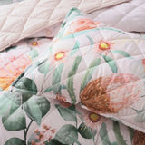 Bianca Sidney Blush Printed Floral Bedspread Set Queen V442-BCA-BEDSPREAD-SIDNEY-BLUSH-QS