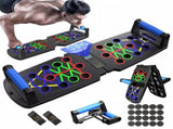 Smart Push-Up Bar with Counter & Timer Foldable Home Workout Board for Chest, Shoulders, Back & V1107-CS-FWCXLB