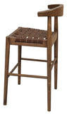 Elliot Leather Kitchen Counter Stool V199-BR091NKLHWN