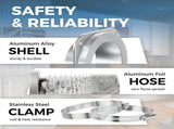 Magnetic Dryer Vent Coupling Airtight Seal Dryer Vent Connector Kit Easy to Clean Quick Connector V1192-AZ-W-5192