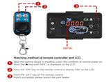 5KW Portable Diesel Air Heater Remote Control LCD Display Quick Heat Car RV Bus Boat DAH-1-5KW-BK-RD