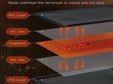 5W Reptile Heat Pad with Digital Thermostat & Timer 7 X 5Inch Reptile Heating Pad Tank Heater V1369-AZ3-W-08479