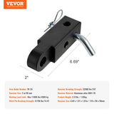 VEVOR 50mm Trailer Shackle Hitch Receiver Heavy Duty Tow Recovery for Truck Jeep V952-SJLHJ2IN5100YM00JV0