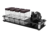 Coffee Bean Cellar with Stand Multifunctional Coffee Bean Dosing Cup and Spray Bottle Set for Home V1294-YM0901-3118250028611