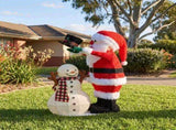 Christabelle 71cm Santa Snowman Christmas Light Up Display Animated LED Outdoor Indoor Xmas Yar 112_SHE200
