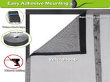 Magnetic Screen Door Self Closing, 78 x 84 inch, Grey Upgraded Polyester Thicken Mesh Mosquito Net V1259-DP01-F-70