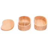 Wooden Bento Box Simple Style Portble Lunch Box Food Storage Organizer for Student Worker V1294-YM0901-3118210118411