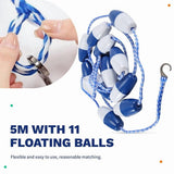 16ft Pool Rope Floats to Divide Pool - Pool Safety Rope with Floats - Pool Divider Rope for Shallow V1366-AZ2-W-14485