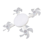 Ceiling Fan Light E26 E27 Socket Remote Control 3 Speeds Fan with 3 Colors Lamp for Bedroom Living V1294-YM0901-3119250025711