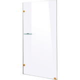 800 x 2100mm Frameless 10mm Safety Glass Shower Screen V63-829611