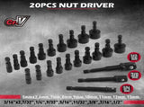 SEDY 235PC Screwdriver Bit Set Ratchet Handle Holders Security Bits Nut Drivers V465-84075